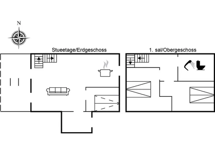Lejlighed Aslef - 2-3km From The Sea By Interhome